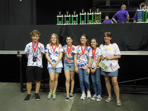 Morgan Fizgerald Middle team selected for Odyssey of the Mind World Finals 